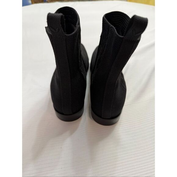 Vivaia Riley Pro Boots Black Knit Comfort Square Chelsea Bootie Sz 41.5 US 10.5 - Picture 5 of 11